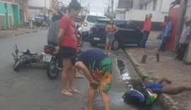 Jovem fica em estado grave após acidente de moto, em Arapiraca