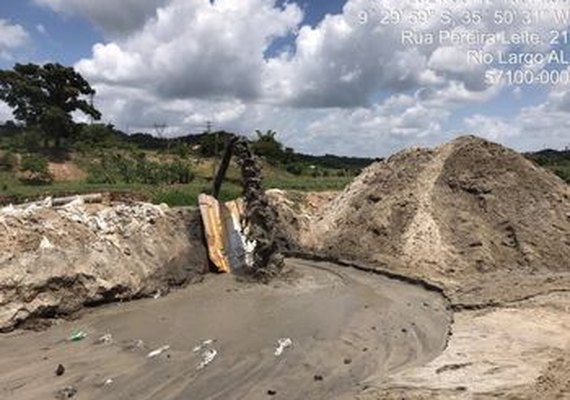 IMA multa e embarga mineração irregular em Rio Largo, após denúncia