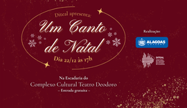 Espetáculo “Um Canto de Natal” emociona público na escadaria do Complexo Cultural Teatro Deodoro