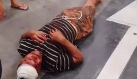 Violência em supermercado termina com cliente em estado grave na parte alta de Maceió