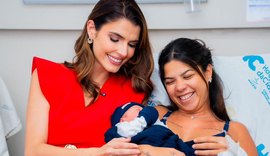 Marina Candia visita mães no Hospital da Cidade e entrega kits maternidade