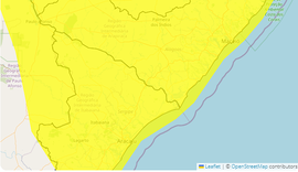 Inmet emite alerta de chuvas intensas em todo estado de Alagoas