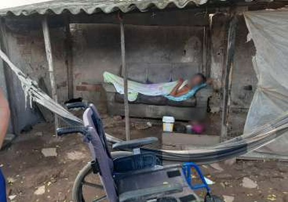 Idoso é resgatado em situação de maus-tratos em Arapiraca