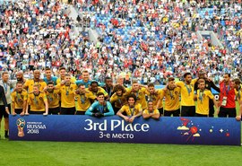 Bélgica vence a Inglaterra e conquista o 3º lugar da Copa do Mundo