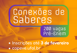 Conexões de Saberes abre 200 vagas para Pré-Enem Comunitário