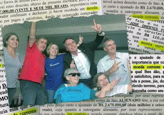 Metade do patrimônio da família Bolsonaro foi comprado em dinheiro vivo