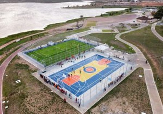 Lago de Perucaba recebe projeto de requalificação e ganha outras modernas quadras poliesportivas