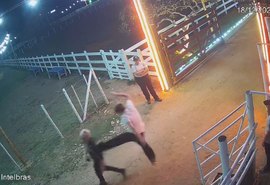 VÍDEO: influenciadores protagonizam briga com direito a voadora no Rancho do Maia