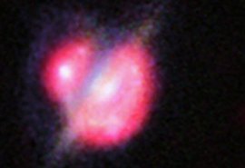 Astrônomos detectam colisão de duas galáxias