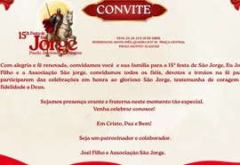 Festa de São Jorge reúne fiéis em quatro dias de celebração em Paulo Jacinto