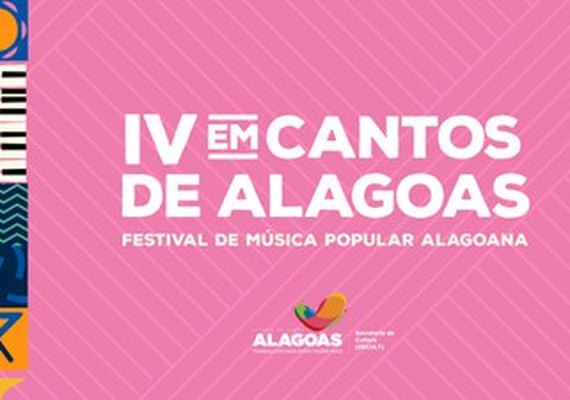 IV Festival Em Cantos de Alagoas tem início nesta segunda-feira (8)