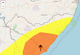 Inmet emite dois alertas para acumulado de chuvas em AL; confira a lista de municípios