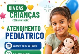 Coopaiba Saúde promove atendimento pediátrico gratuito em Piaçabuçu