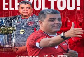 CRB anuncia contratação de Marcelo Cabo como novo treinador