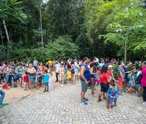 Caça aos ovos leva mais de 500 pessoas ao Parque Municipal de Maceió