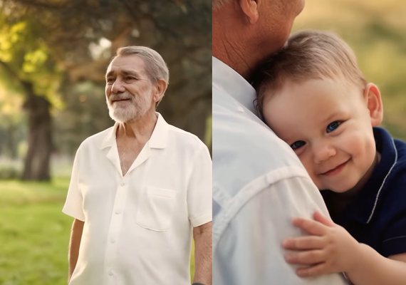 Virginia posta vídeo de IA do pai conhecendo seus filhos e se emociona: “Eterna saudade”