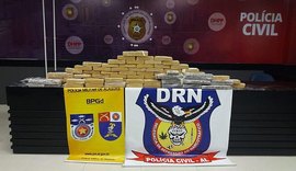 Polícia encontra 45 kg de drogas em casa alugada na parte alta de Maceió
