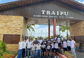 Time de Traipu embarca rumo à Fortaleza para disputar Copa Nordeste de Futsal