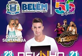 Shows de comemoração: 56 Anos de Emancipação Politica