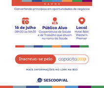Maceió recebe Jornada Alagoana de Intercooperação com foco em cooperativas de saúde