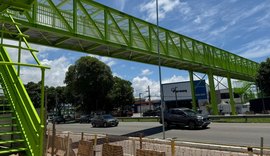 Passarela do Canaã tem serviços 90% concluídos