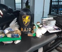 PM prende homem com dois quilos de drogas e oito balanças de precisão em Maceió