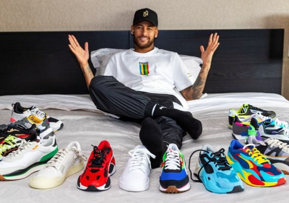 Neymar assina contrato milionário com a Puma
