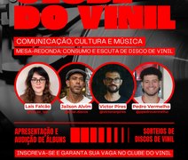 Clube do Vinil promove cultura, memória e música na Ufal; entrada é gratuita