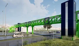 Instalação de passarela fecha trecho da Durval de Góes Monteiro neste domingo