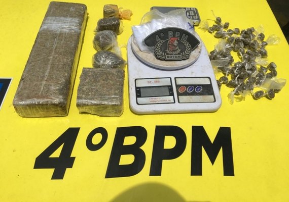 PM apreende cinco armas de fogo e drogas