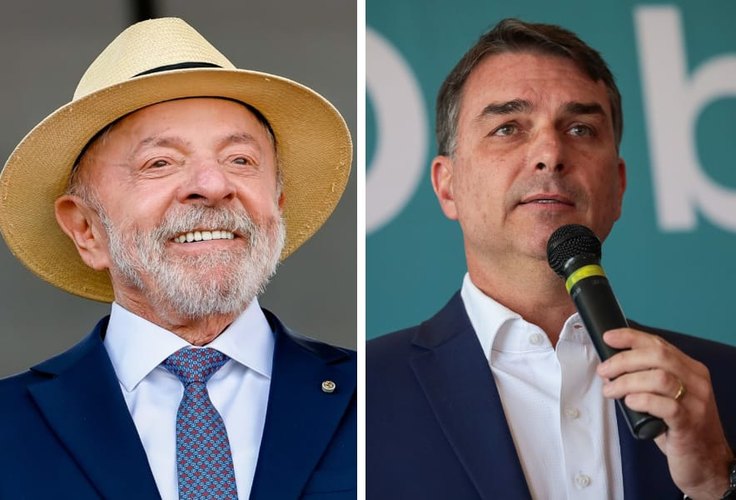 Enquanto Lula exibe fatos e história, Flávio oferece mentiras como 'projeto para o futuro'