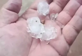 Granizo cai em interior de AL e surpreende zona rural