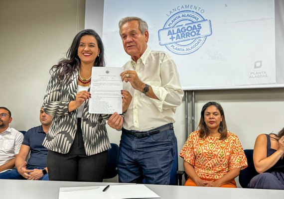 Produção de arroz tem potencial de crescer mais de 40% com investimentos do Governo de Alagoas