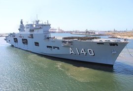 Porta-Helicópteros da Marinha estará aberto para visitação neste fim de semana