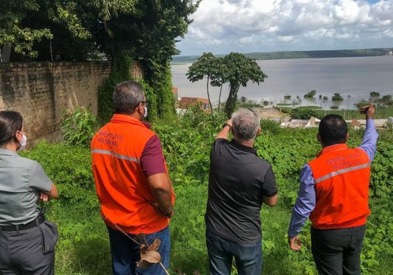 Afundamento dos bairros: órgãos discutem sinalização da Lagoa Mundaú