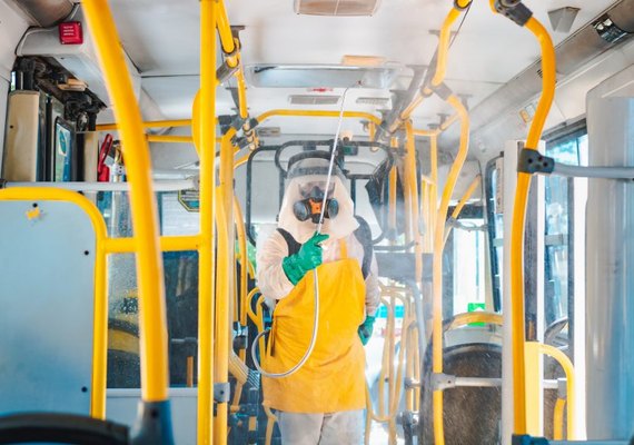 Fiscalização da SMTT monitora sanitização de coletivos urbanos