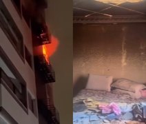 'Perdi tudo': empresária relata desentendimentos com ex-namorado e incêndio em seu apartamento em Maceió