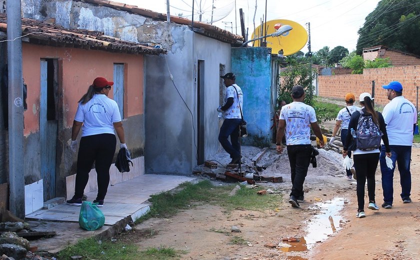 Prefeitura de Penedo realiza mutirão de combate à dengue no bairro Santa Isabel