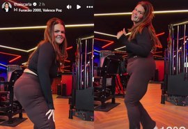 Thais Carla dança em treino e celebra nova fase após anunciar divórcio