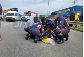 Motociclista se fere ao colidir com cachorro solto na AL-220, em Arapiraca