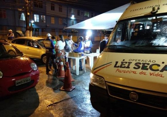 Mais de 15 CNH’s são recolhidas e 15 pessoas são autuadas por dirigirem alcoolizadas em Maceió