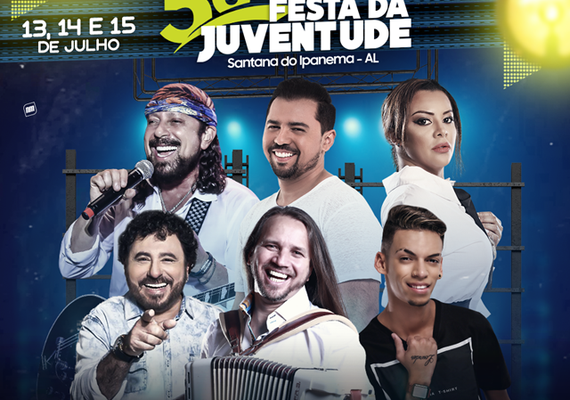 Xand Avião é atração principal deste sábado (14) na Festa da Juventude