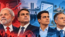 JHC ganha seguidores, Renan perde; Lula e Flávio disparam nas redes