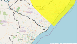 Inmet emite alerta de chuvas intensas para 65 municípios de Alagoas ate quinta-feira (7)