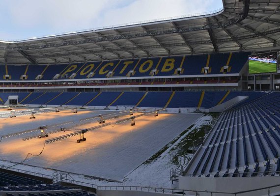 Mesmo em obras, estádio onde Brasil estreia na Copa será inaugurado