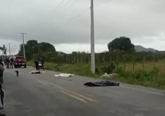 Cinco pessoas morrem e uma fica ferida em acidente na AL-130, em Ouro Branco