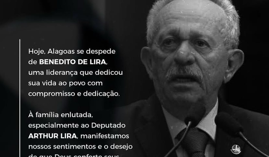 Prefeito de Tapera presta suas homenagens a família de Benedito de Lira