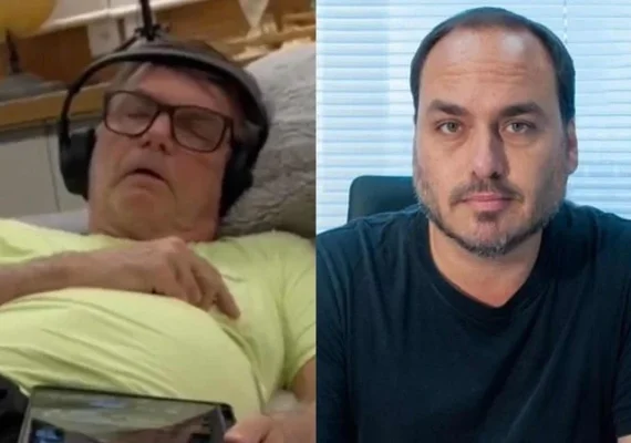 Carlos Bolsonaro divulga vídeo e alerta para agravamento da saúde do pai