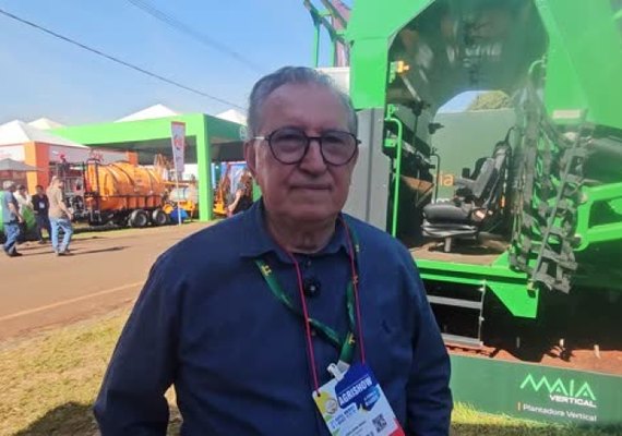 Edilson Maia destaca avanço do plantio de cana e apresenta plantadora vertical