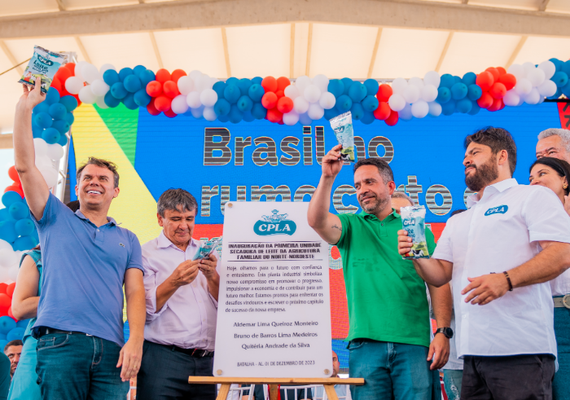Governador e ministro Wellington Dias inauguram fábrica de leite em pó em Batalha